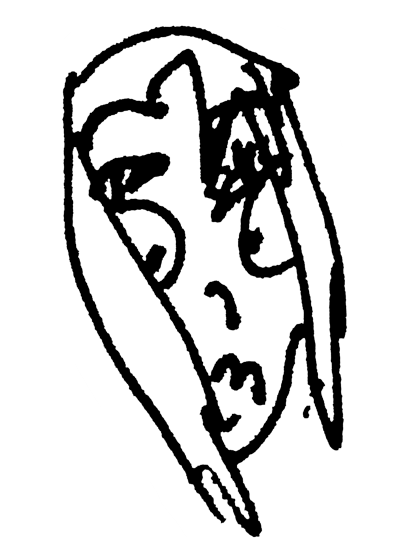 Zach Surp Girl Drawing with Cute Hair and Attitude Stylish Woman Cartoon