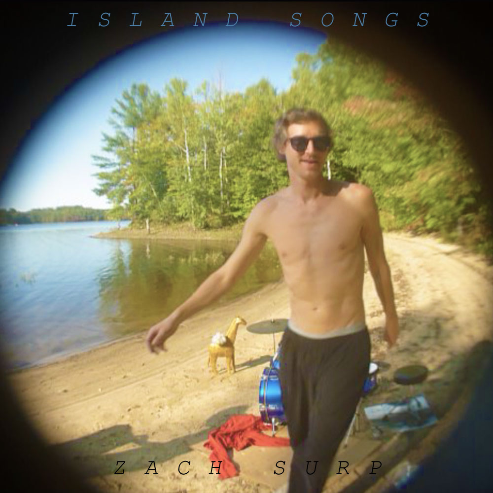Shirtless Island Boy Zach Surp Summertime Album Hinckley Reservoir New York Art Rocky's On the Lake Good Looking Man Songs and Vocals