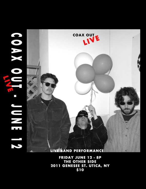 Coax Out Band Live Utica NY June 12 2026 psychedelic music