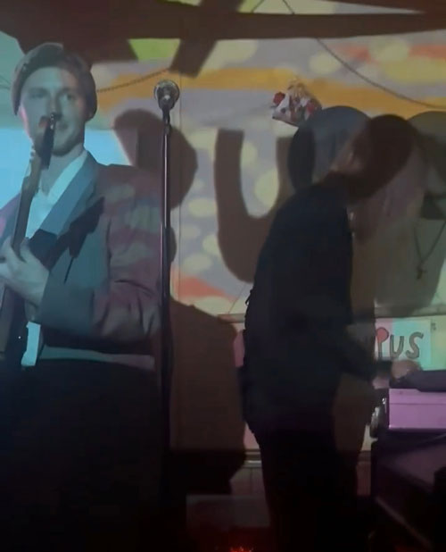 Zach and Maegan on stage pt1