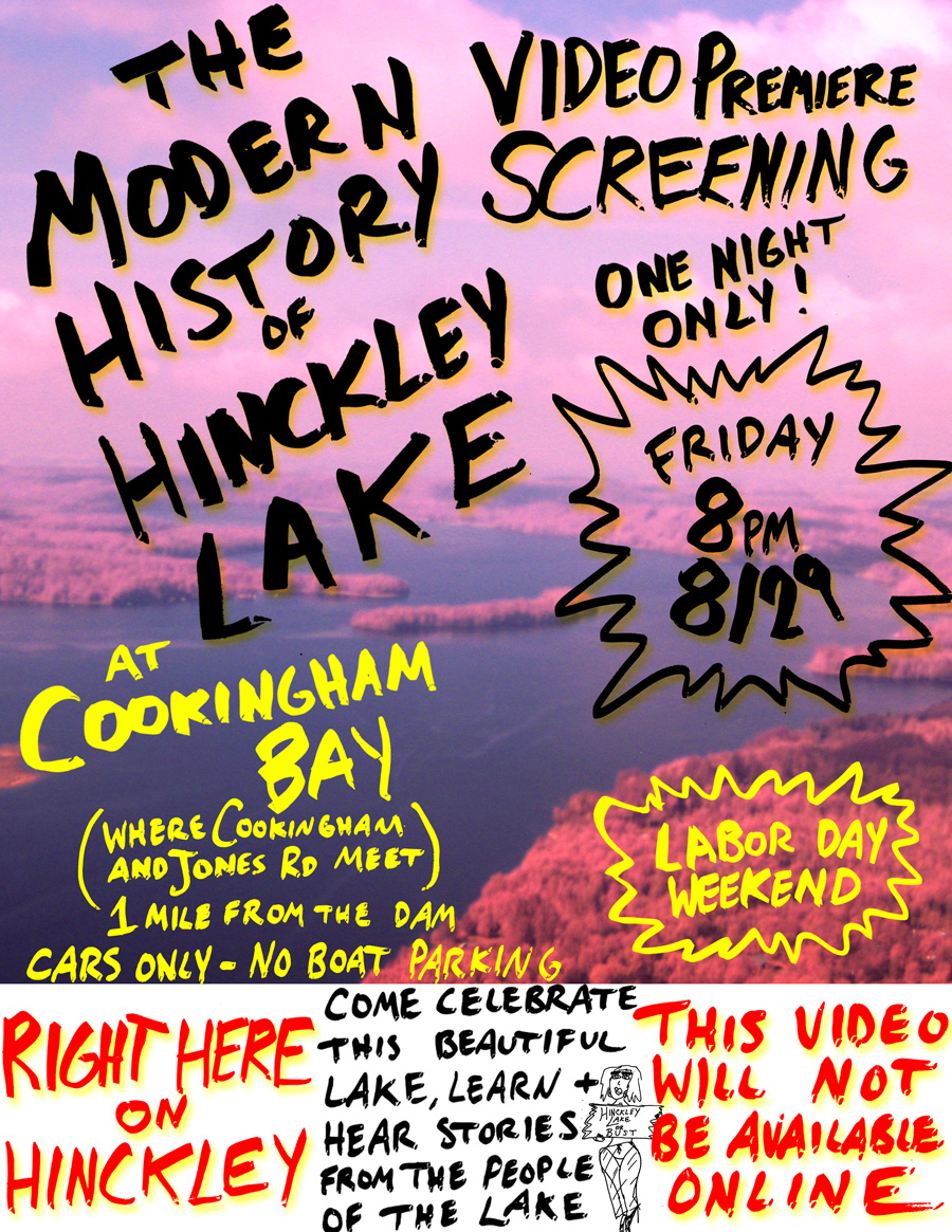 Right Here on Hinckley Documentary Flyer