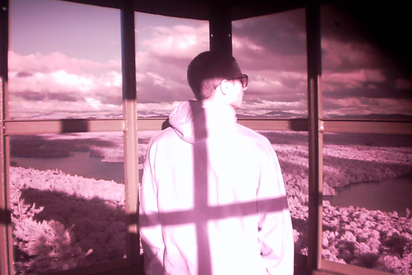 Firetower in the Adirondacks Infrared by zach surp