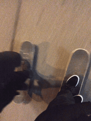 Blonde Skater Girl Gif