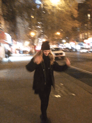 Blonde Skater Girl Gif