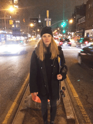 Blonde Skater Girl Gif