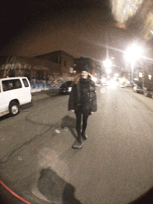Blonde Skater Girl Gif