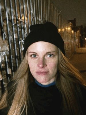 Blonde Skater Girl Gif