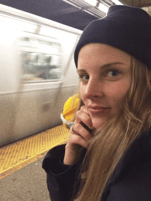 Blonde Skater Girl Gif