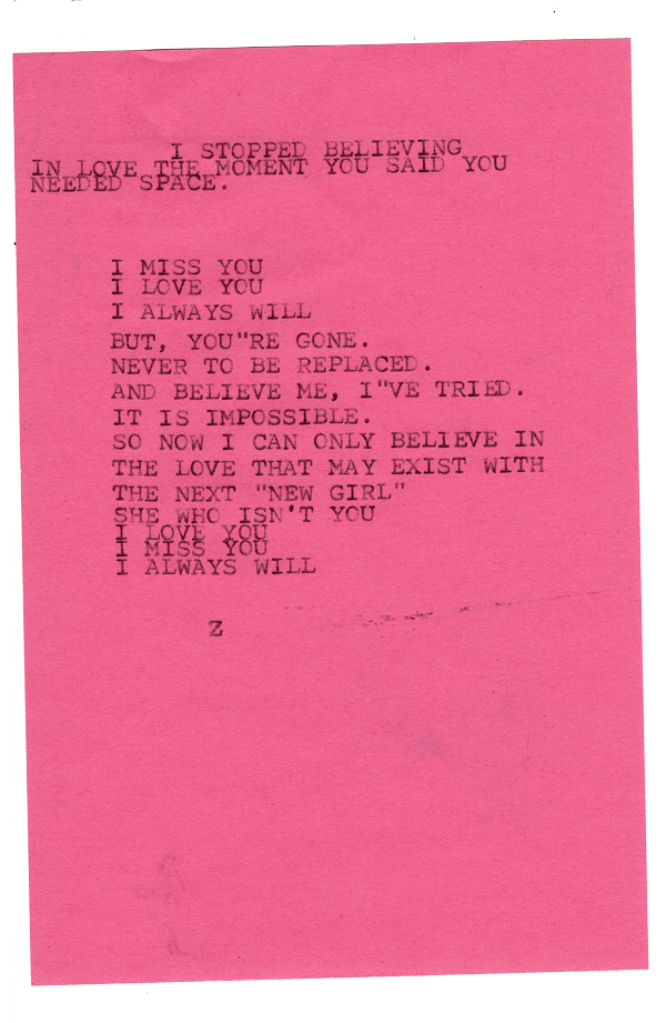 "Needed Space" - Zine by Zach Surp